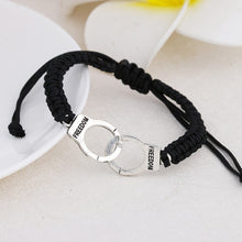 Load image into Gallery viewer, Personality Couple Handcuffs Bracelet Handmade Simple Weaving Adjustable Bracelet Fashion Valentine's Day Gift For Men Women Lovers