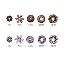 Load image into Gallery viewer, Antique Tibetan Silver Bronze Spacer Beads Box Kit 500pcs Jewelry Findings Accessories for Bracelet Necklace Jewelry Making