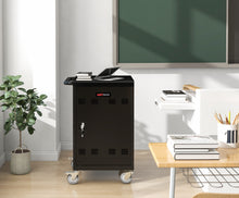 Load image into Gallery viewer, Mobile Charging Cart and Cabinet for Tablets Laptops 32-Device