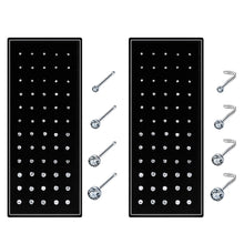 Load image into Gallery viewer, 120PCS Crystal Rhinestone Nose Ring Bone Stud Surgical Steel Body Piercing Jewelry Multi-Color