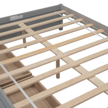 Load image into Gallery viewer, Full Size Bed with Storage Case, 2 Storage drawers, Lengthwise Support Slat,Grey