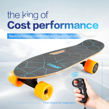 Load image into Gallery viewer, Small Electric Skateboard with Remote Control, 350W, Max 10 MPH, 7 Layers Maple E-Skateboard, load up to 100kg for Adult, Teens, and Kids