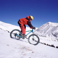 Load image into Gallery viewer, S24109 Elecony 24 Inch Fat Tire Bike Adult/Youth Full Shimano 7 Speeds Mountain Bike, Dual Disc Brake, High-Carbon Steel Frame, Front Suspension, Mountain Trail Bike, Urban Commuter City Bicycle