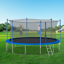 Load image into Gallery viewer, 14FT Trampoline with Safety Enclosure Net,Heavy Duty Jumping Mat and Spring Cover Padding for Kids and Adults, Ladder