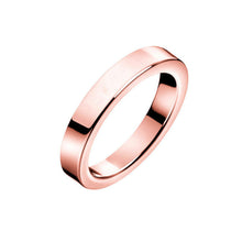 Load image into Gallery viewer, Titanium Steel 3mm Band Ring Women Men's Engagement Wedding Ring Silver/Gold/Rose Gold/Black