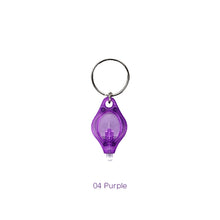 Load image into Gallery viewer, UV Mini Keychain LED Flashlight Promotion Gifts Torch Light Lamp Key Ring Light Torch Black Light UV Flashlight Ultraviolet