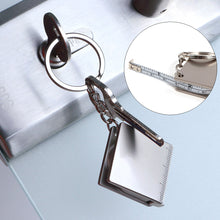 Load image into Gallery viewer, Creative Measuring Tools Key Chain Gifts Stainless Steel Retractable Ruler Portable Pull Ruler Key Ring