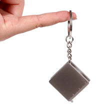 Load image into Gallery viewer, Creative Measuring Tools Key Chain Gifts Stainless Steel Retractable Ruler Portable Pull Ruler Key Ring