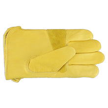 Load image into Gallery viewer, Cowhide Leather Work Safe Gloves for Garden Motorcycle Driving Welding Protection Workshops Non-slip Wear-resisting Fit Porter
