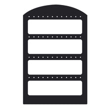 Load image into Gallery viewer, 48 Holes Jewelry Organizer Stand Black Plastic Earring Holder Pesentoir Fashion Earrings Display Rack