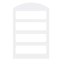 Load image into Gallery viewer, 48 Holes Jewelry Organizer Stand Black Plastic Earring Holder Pesentoir Fashion Earrings Display Rack