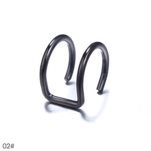 Load image into Gallery viewer, Hollow Creative Ear Nail Earring Colorful No Pierced Ear Invisible Earclips Clamp Fashion Women Jewelry