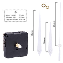 Load image into Gallery viewer, Quartz Clock Movement With Hands For Mechanism Clock Repair Replacement Shaft Length 12mm (9/20 Inch) Thread Length 5mm(1/5 Inch)