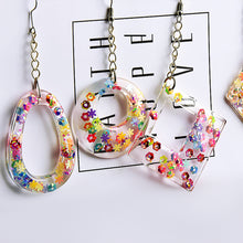 Load image into Gallery viewer, Earring Resin Molds, Stud Earring Jewelry Epoxy Resin Silicone Molds Include Droppers, Stirrers for DIY Jewelry Craft Making