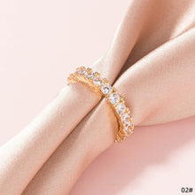 Load image into Gallery viewer, Fashion Exquisite Simple Ring Engagement Wedding Band Ring Women Jewelry Gift