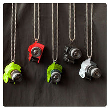 Load image into Gallery viewer, Fashion Mini Camera Necklace Creative Flash and Sound Necklace Pendant Jewelry Gift