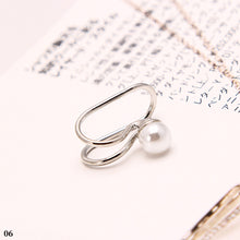 Load image into Gallery viewer, 1PC Fashion Simple Creative Pearl Rhinestone U-shaped Ear Clips Jewelry Gift for Women