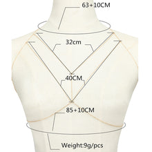 Load image into Gallery viewer, Fashion Simple Sexy Geometric Body Chain Women Body Jewelry Accessory