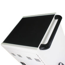 Load image into Gallery viewer, Mobile Charging Cart and Cabinet for Tablets Laptops 30-Device With Combination Lock(White)