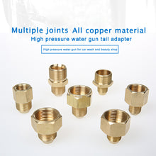 Load image into Gallery viewer, Brass Pressure Washer Adapter Male to Female Outlet Hose Coulper Fitting