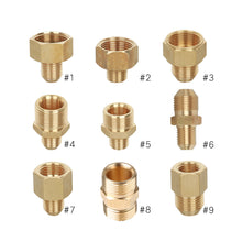 Load image into Gallery viewer, Brass Pressure Washer Adapter Male to Female Outlet Hose Coulper Fitting