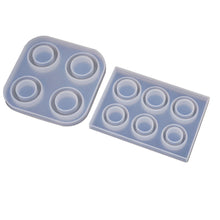 Load image into Gallery viewer, Four/Six Grids Rings Silicone Mould Resin Molds Handmade Jewelry Tools DIY Jewelry Making