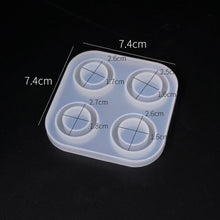 Load image into Gallery viewer, Four/Six Grids Rings Silicone Mould Resin Molds Handmade Jewelry Tools DIY Jewelry Making