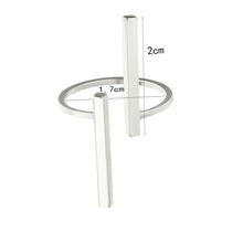 Load image into Gallery viewer, Fashion Creative Minimalist Street Style Opening Geometric Open Ring Women Men Jewelry Gift