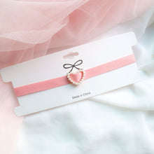 Load image into Gallery viewer, Fashion Charm Unique Pink Series Pendant Choker Short Clavicle Chain Women Jewelry Gift
