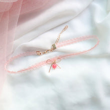 Load image into Gallery viewer, Fashion Charm Unique Pink Series Pendant Choker Short Clavicle Chain Women Jewelry Gift