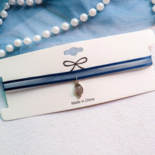 Load image into Gallery viewer, Fashion Charm Unique Blue Series Planet Pendant Necklace Short Clavicle Chain Women Jewelry Gift