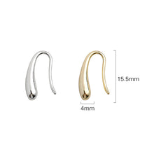 Load image into Gallery viewer, New Fashion Simple Personality Teardrop-shaped Silver Ear Studs Women Jewelry Gift