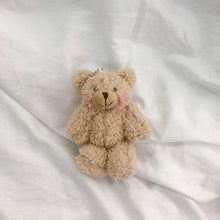 Load image into Gallery viewer, Girl Cute Plush Baby Brown Blush Bear Doll Soft Key Chain Bag Pendant Accessory