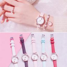 Load image into Gallery viewer, New Simple Sweet Cute Cat Watch Dial Children Student Quartz Wristwatches