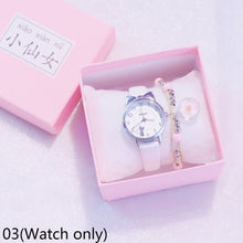 Load image into Gallery viewer, New Simple Sweet Cute Cat Watch Dial Children Student Quartz Wristwatches