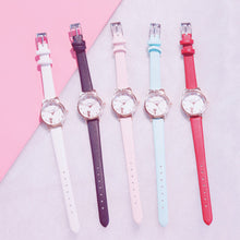 Load image into Gallery viewer, New Simple Sweet Cute Cat Watch Dial Children Student Quartz Wristwatches