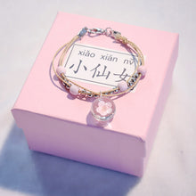 Load image into Gallery viewer, Fashion Simple Sweet Personality Dried Flower Beaded Bracelet Women Girls Jewelry Gift