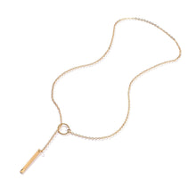 Load image into Gallery viewer, Fashion Simple Retro Sweet Elegant Metal Circle Pendant Clavicle Chain Necklace Women Jewelry Gift