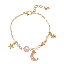 Load image into Gallery viewer, New Sweet Cute Girl Bracelet Star Moon Pendant Bracelet Women Jewelry Gift