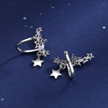 Load image into Gallery viewer, New Fashion Sparkling Zircon Star Tassel Ear Clips Earrings Women Jewelry Gift