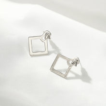 Load image into Gallery viewer, Fashion Simple Metal Hollow Geometric Rhombus Triangle Ear Studs Earrings Women Jewelry Gift