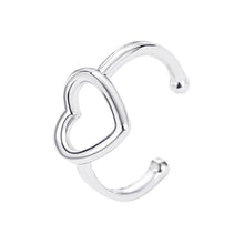Load image into Gallery viewer, 1PC Fashion Simple Creative Sweet Hollow Heart-shape Ear Clips Jewelry Gift for Women