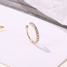 Load image into Gallery viewer, 1PC Fashion Classic Simple Rhinestone C Shape Ear Clip Women Earrings Jewelry