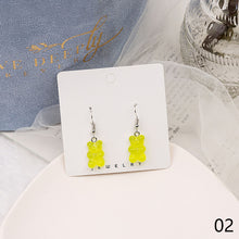 Load image into Gallery viewer, Fashion Sweet Cute Cartoon Candy Color Bear Resin Earrings Girls Women Jewelry Gift