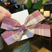 Load image into Gallery viewer, Fashion Women Casual Adjustable Uniform Hairpin Cotton Boys Girls Bow Plaid Necktie JK Plaid Ties