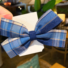 Load image into Gallery viewer, Fashion Women Casual Adjustable Uniform Hairpin Cotton Boys Girls Bow Plaid Necktie JK Plaid Ties