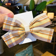 Load image into Gallery viewer, Fashion Women Casual Adjustable Uniform Hairpin Cotton Boys Girls Bow Plaid Necktie JK Plaid Ties