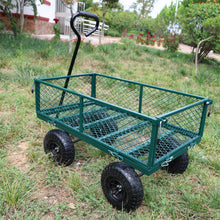 Load image into Gallery viewer, Wagon Cart Garden cart trucks make it easier to transport firewood (green)