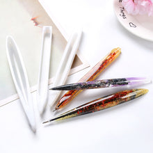 Load image into Gallery viewer, Transparent Pen Silicone Mould Set DIY Ballpoint Pen Mold Epoxy Resin Molds for Jewelry Casting Transparent Pen Holder Making