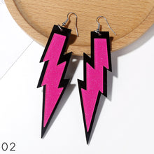Load image into Gallery viewer, Fashion Punk Exaggerated Long Lightning Acrylic Acetic Acid Pendant Earrings Women Jewelry Gift